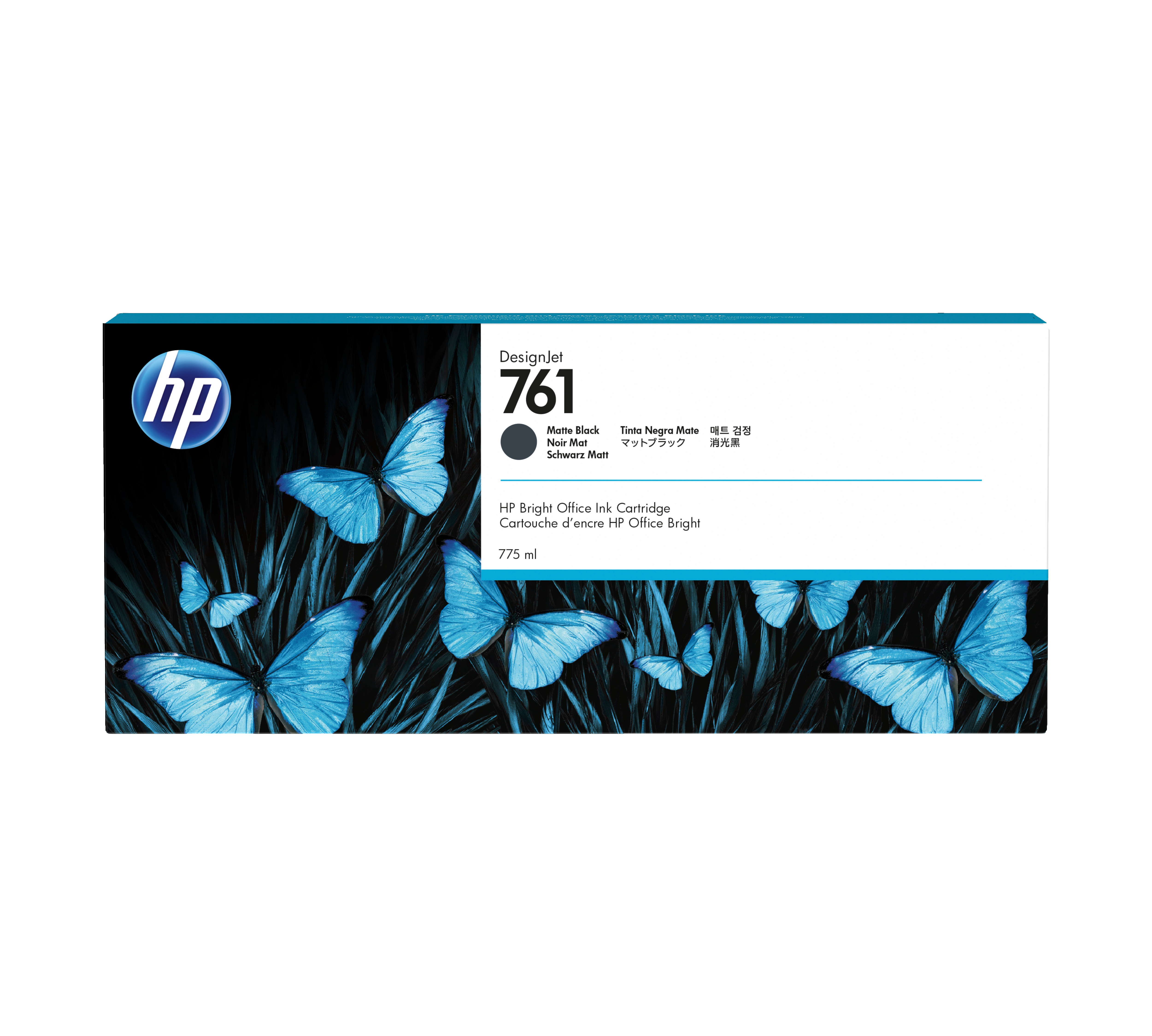 HP 761CM997A schwarz matt Druckerpatrone