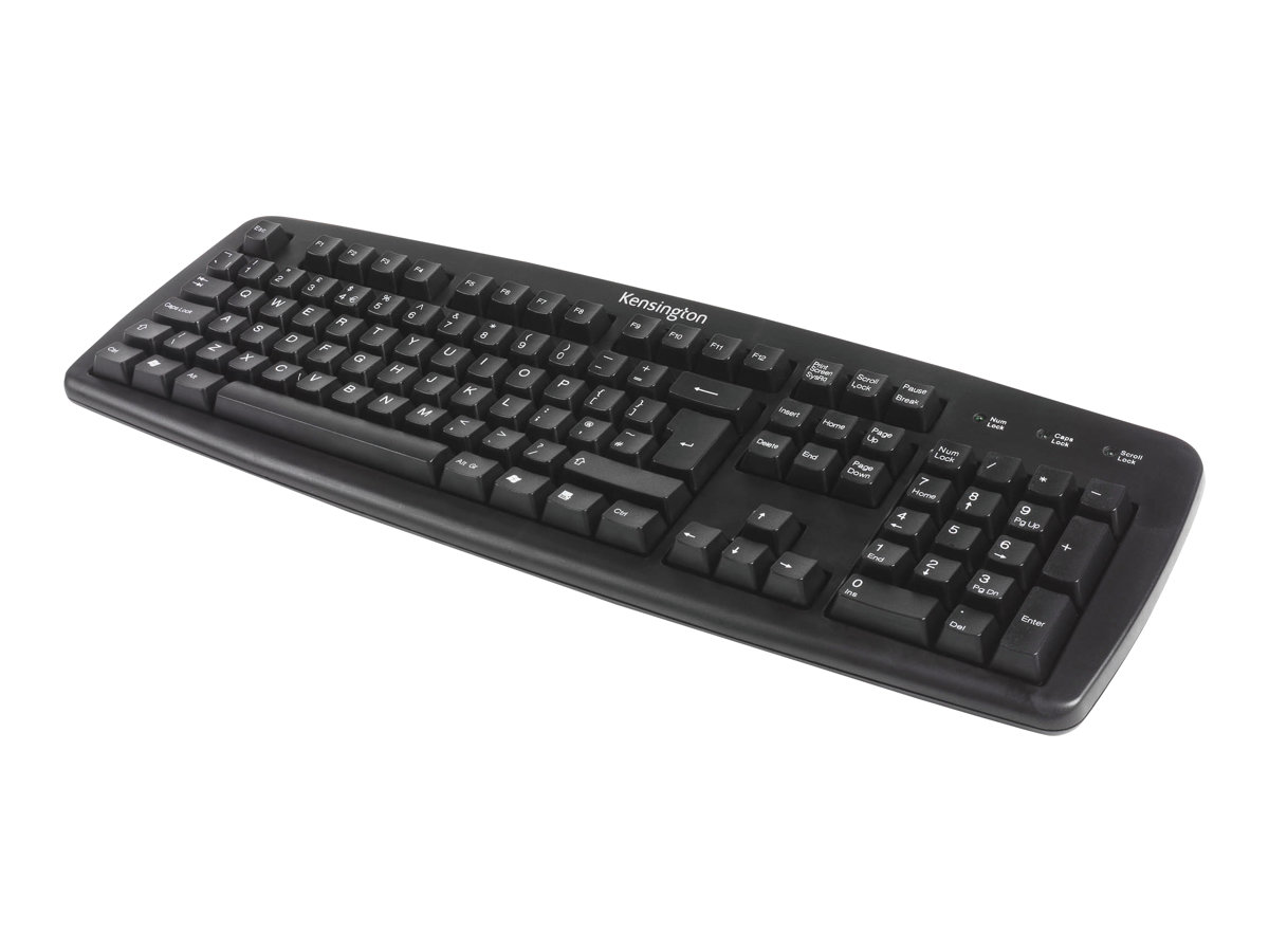Kensington ValuKeyboard Tastatur kabelgebunden schwarz Kensington ValuKeyboard Tastatur kabelgebunden schwarz