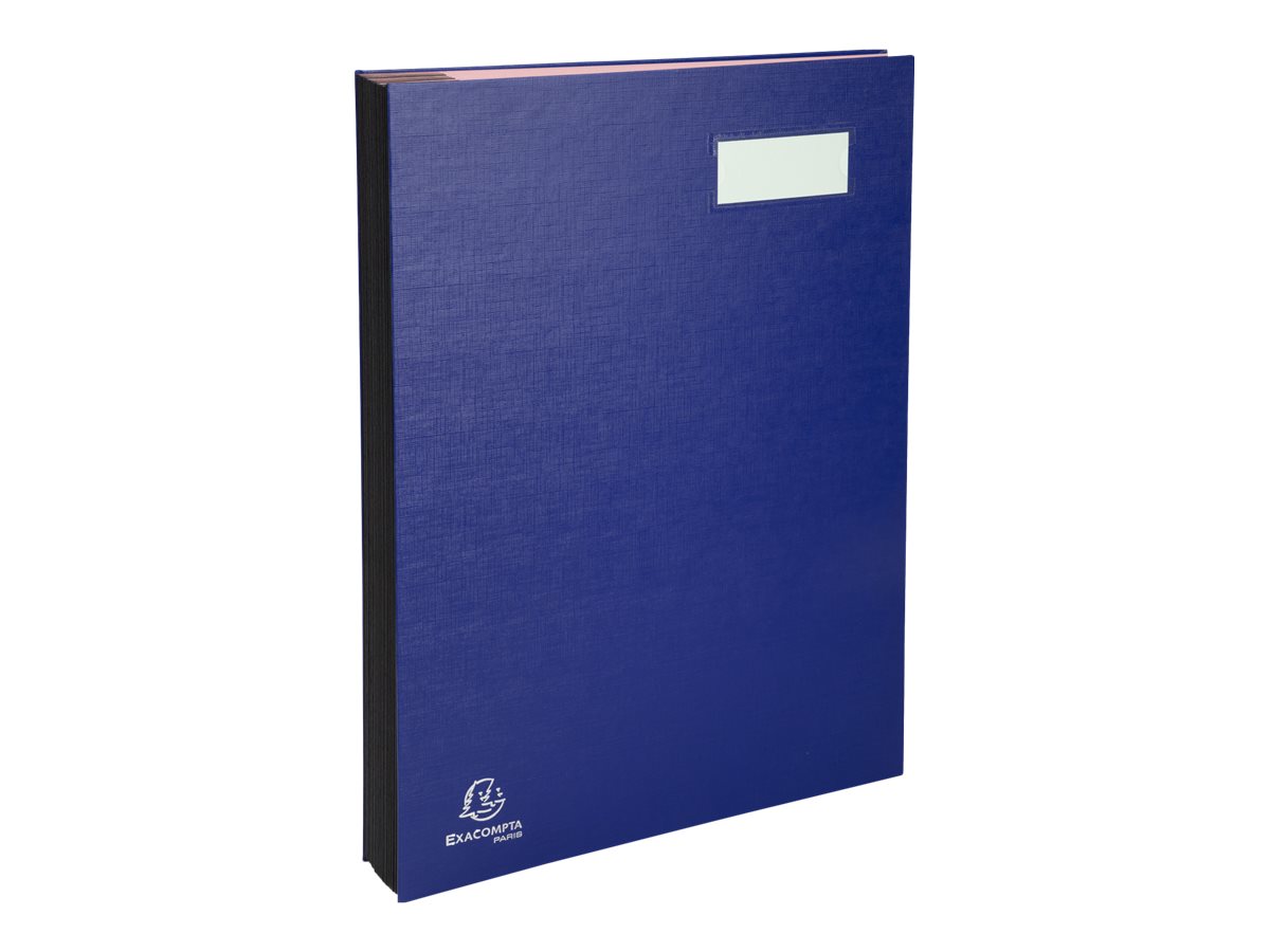 Exacompta Unterschriftenmappe 20 Faecher blau Exacompta Unterschriftenmappe 20 Faecher blau