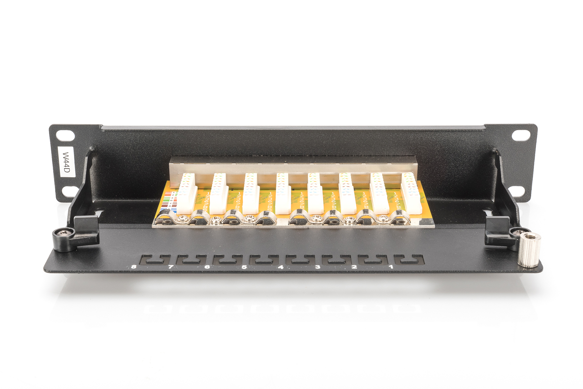 DIGITUS Cat.6 Klasse E Patchpanel geschirmt 8-Port RJ45