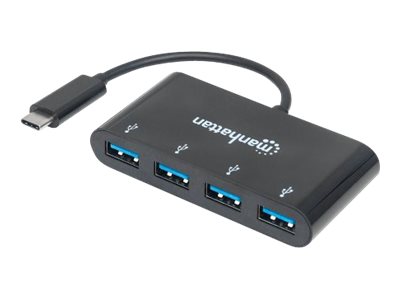 MANHATTAN USB 3.1 Gen 1 Typ C Hub 4 USB Typ A-Ports Stromversorgung ueber USB MANHATTAN USB 3.1 Gen 1 Typ C Hub 4 USB Typ A-Ports Stromversorgung ueber USB