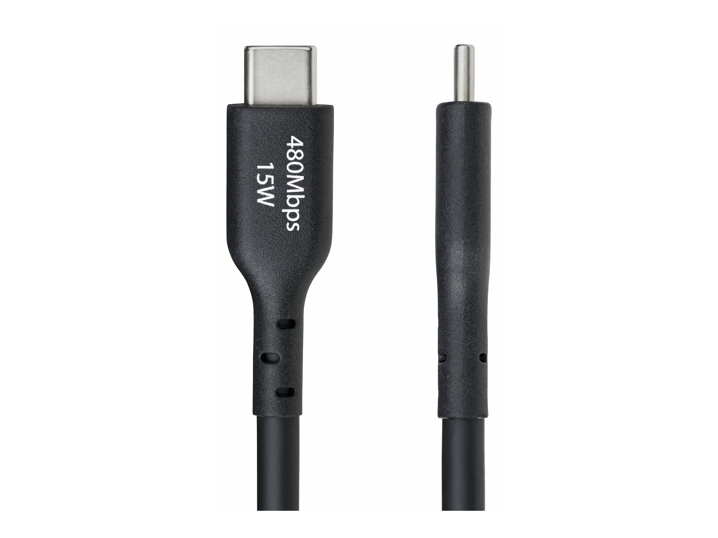 STARTECHCOM 4m USBA auf USBC Ladekabel USBA auf TypC Ladekabel 3A Schnellladekabel USB 20 Datenubertragung Schwarz
