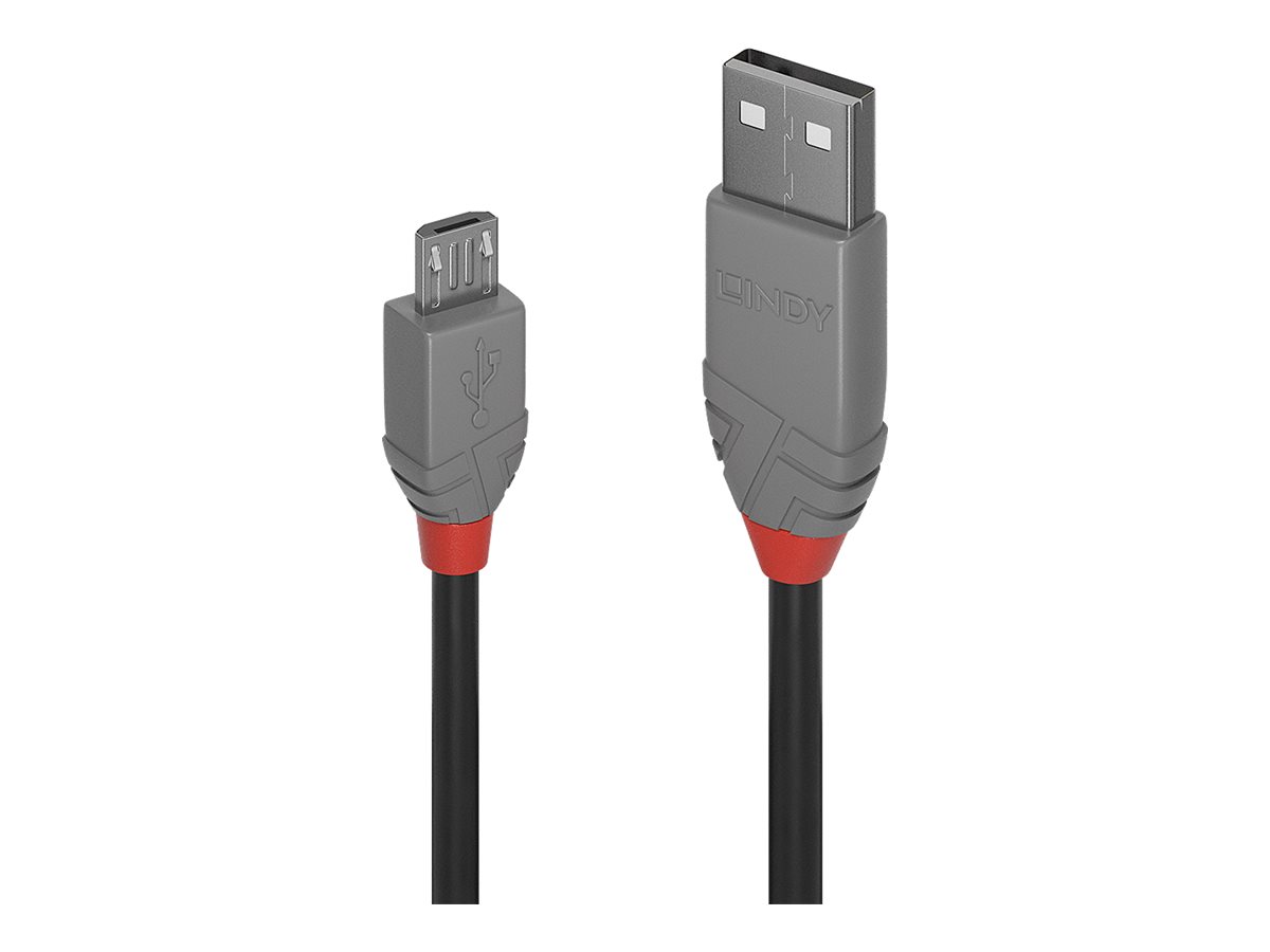 LINDY 3m USB 2.0 A/Micro-B Anthra Line LINDY 3m USB 2.0 A/Micro-B Anthra Line