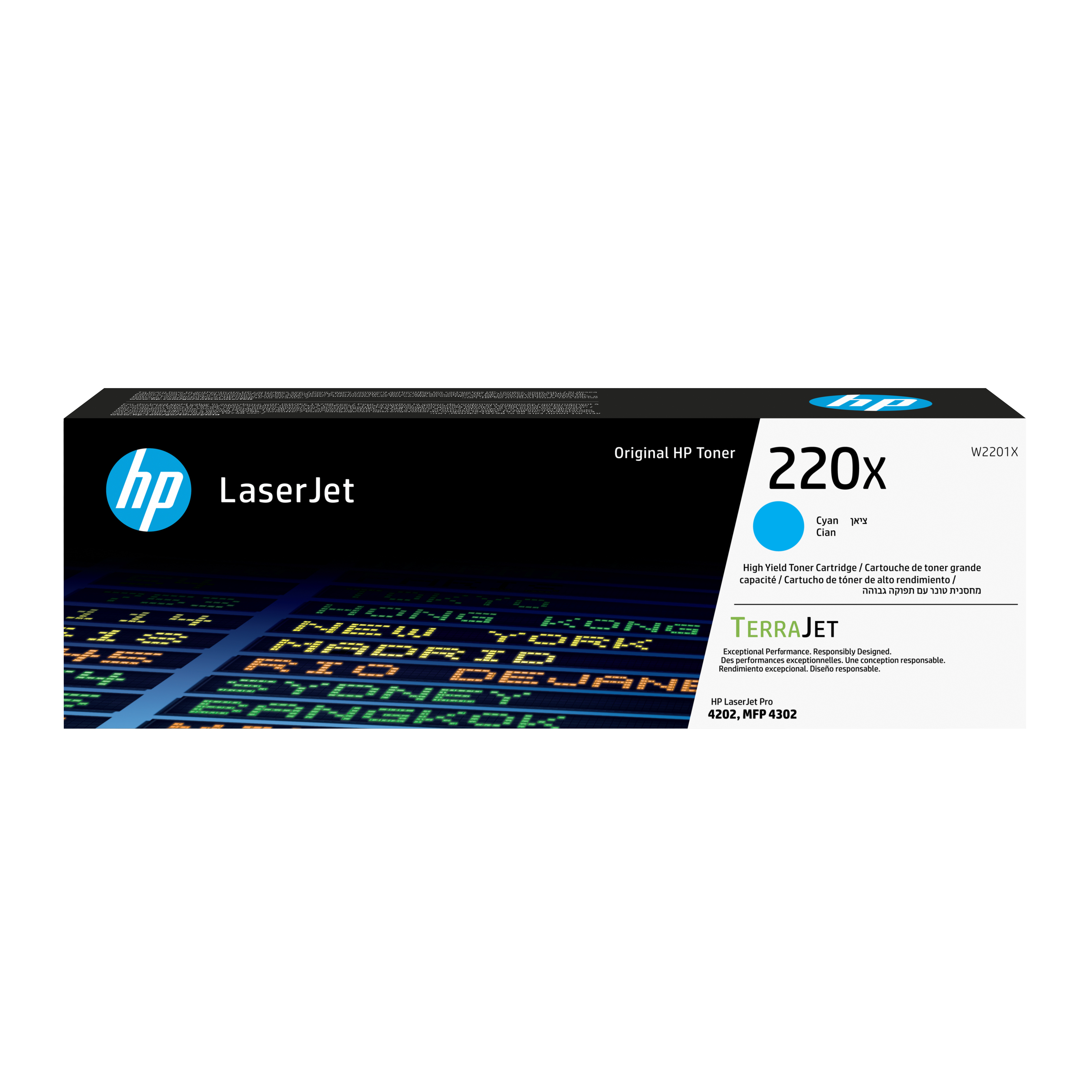 HP 220X W2201X cyan Tonerkartusche