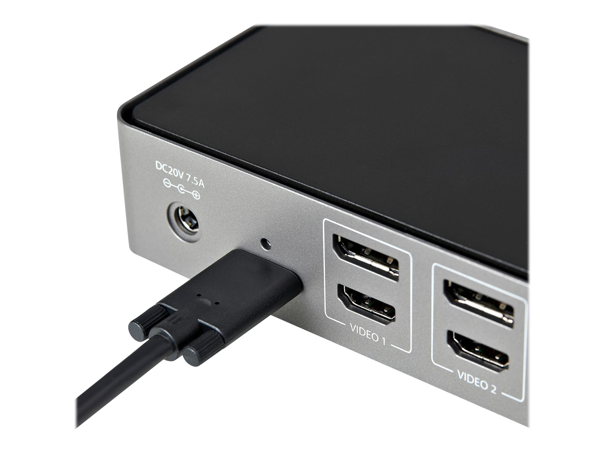 STARTECH.COM USB-C & USB-A Dock - Hybrid Triple Monitor Laptop Docking Station DisplayPort & HDMI 4K 60Hz/85W PD STARTECH.COM USB-C & USB-A Dock - Hybrid Triple Monitor Laptop Docking Station DisplayPort & HDMI 4K 60Hz/85W PD