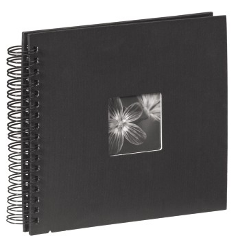 hama Fotoalbum Fine Art neutral 28,0 x 24,0 cm, 50 schwarze Seiten