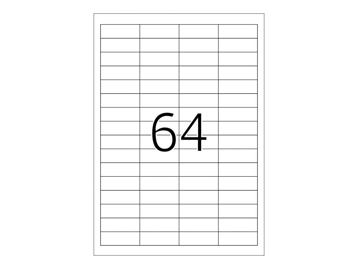 6.400 HERMA Etiketten 4271 weiss 48,3 x 16,9 mm 6.400 HERMA Etiketten 4271 weiss 48,3 x 16,9 mm