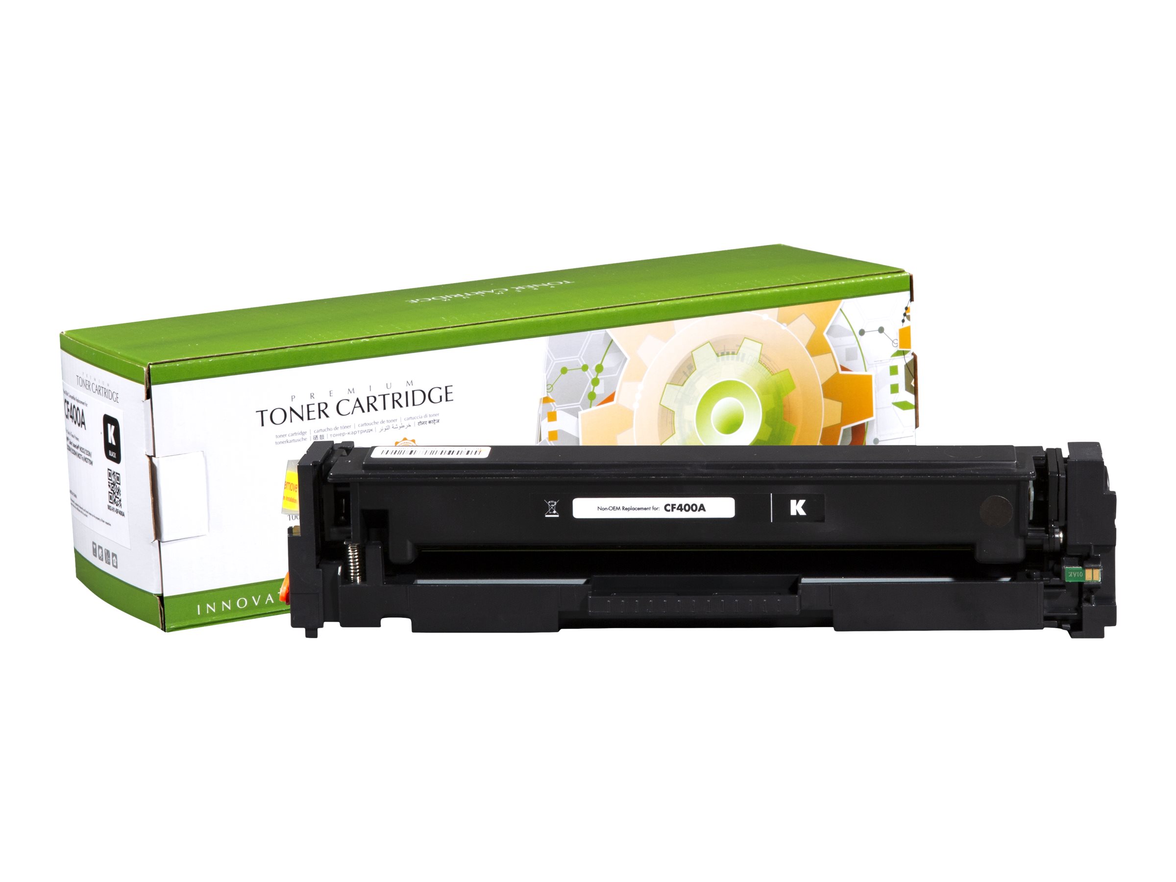 STATIC Toner cartridge compatible with HP CF400A black compatible 1.500 pages