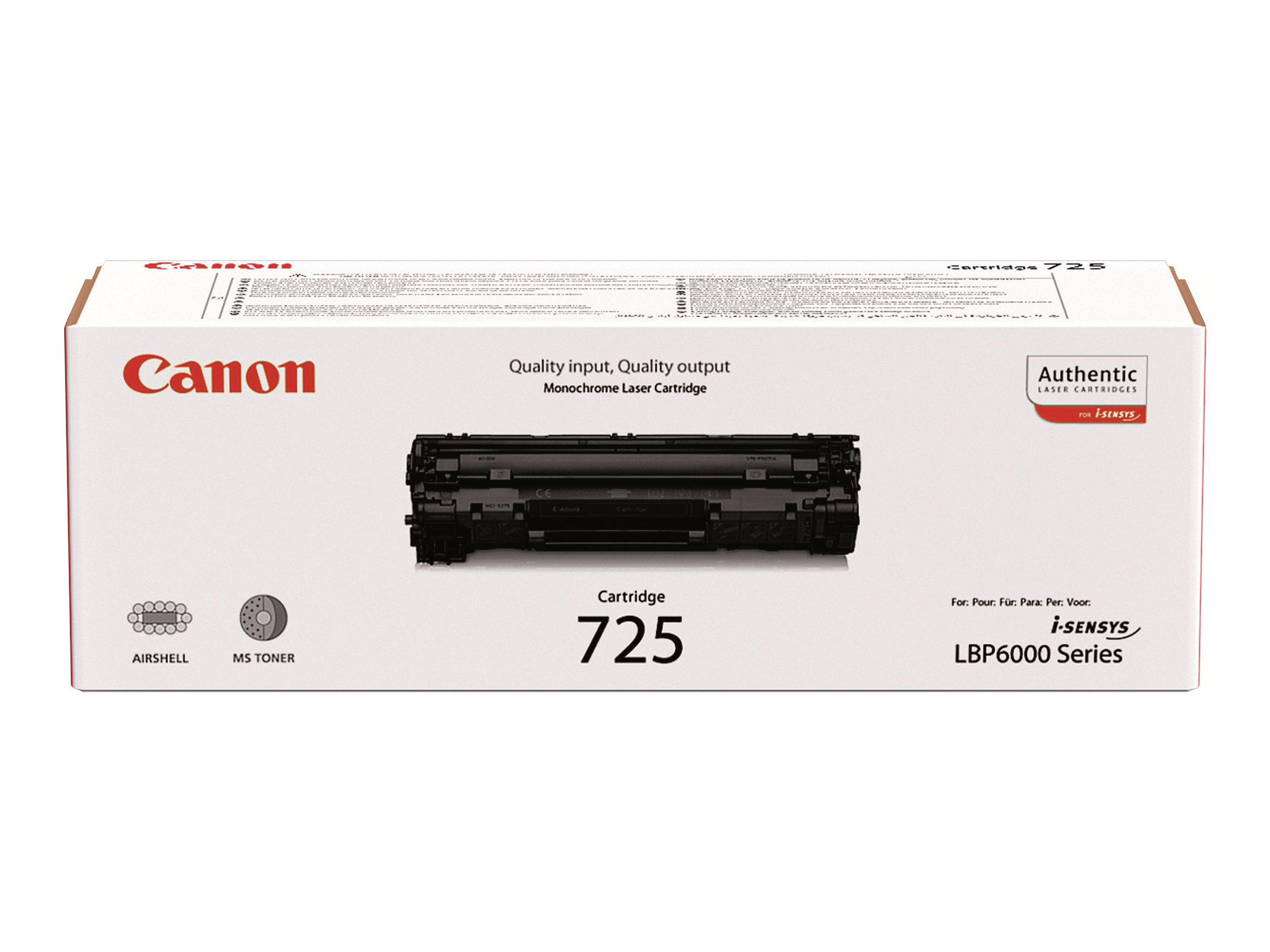 Canon 725 BK  schwarz Toner