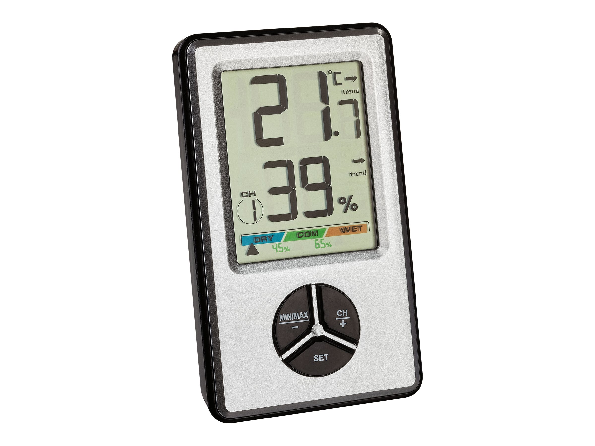 TFA EXACTO 30504554 Wetterstation silber