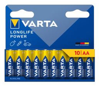 10 VARTA Batterien LONGLIFE Power Mignon AA 1,5 V