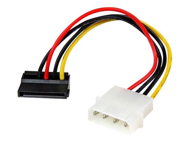 StarTech 6in 4 Pin Molex to Left Angle SATA Power Cable Adapter