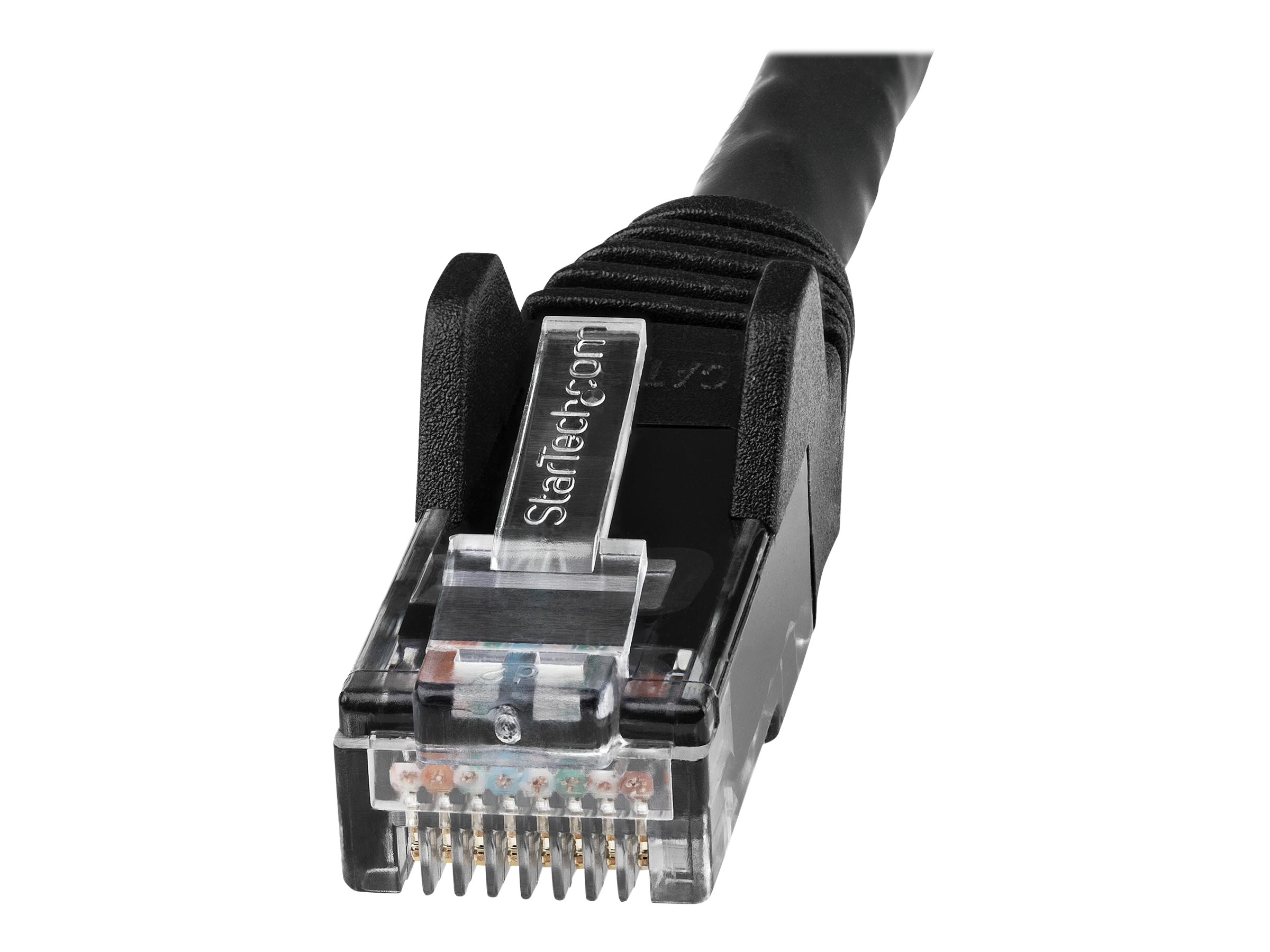 STARTECH.COM 15m LSZH CAT6 Ethernet Cable - 10 Gigabit 100W PoE RJ45 UTP Network Patch Cord Snagless - Black ETL STARTECH.COM 15m LSZH CAT6 Ethernet Cable - 10 Gigabit 100W PoE RJ45 UTP Network Patch Cord Snagless - Black ETL
