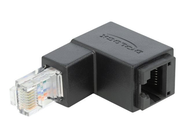 Delock Adapter RJ45 Stecker unten gewinkelt > RJ45 Buchse Cat.6 UTP Delock Adapter RJ45 Stecker unten gewinkelt > RJ45 Buchse Cat.6 UTP