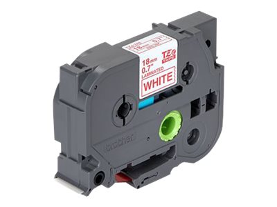 TZE242 BROTHER PTOUCH 18mm WEISS-ROT