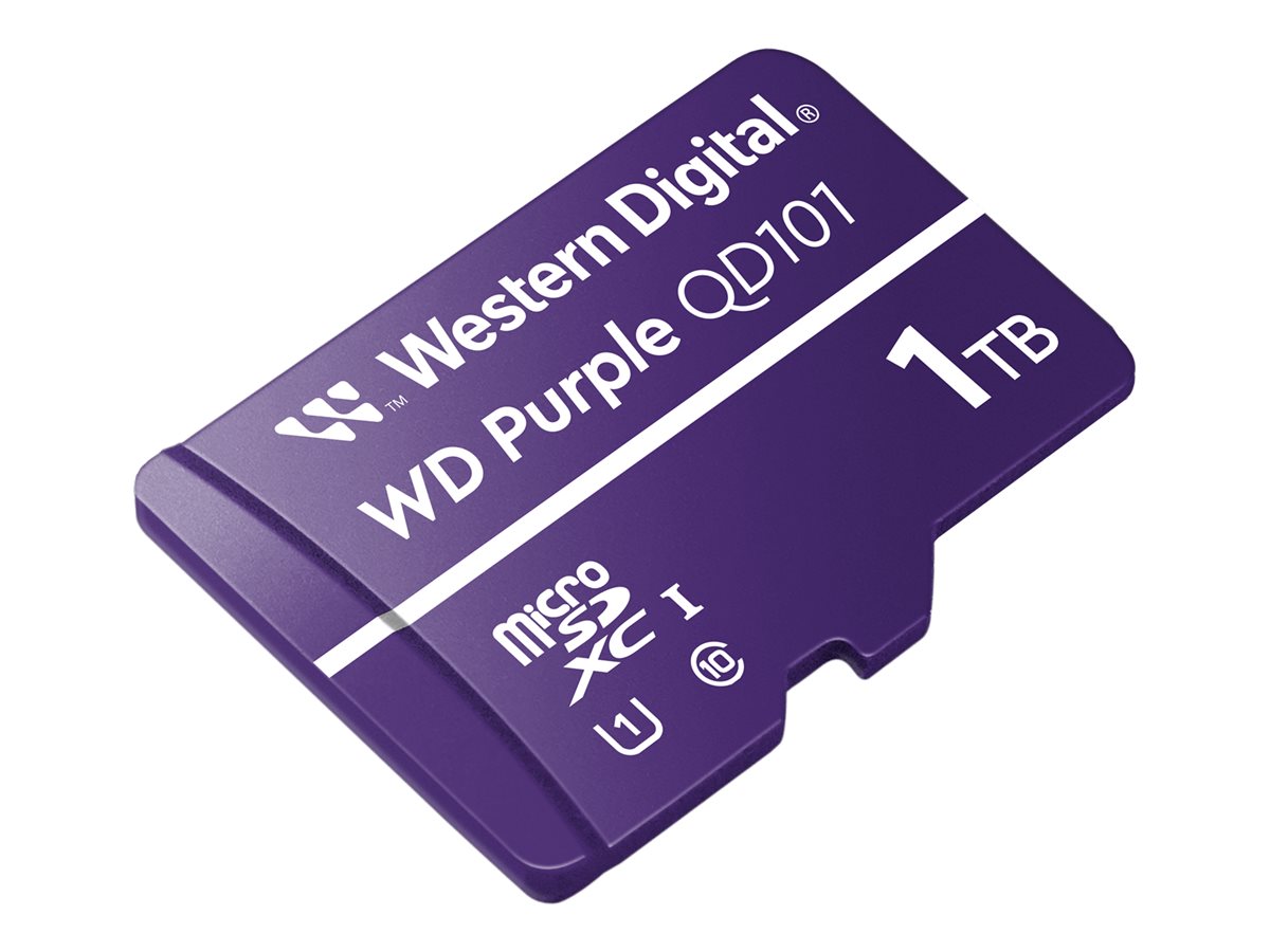 WD Purple 1TB Surveillance microSD XC Class - 10 UHS 1 WD Purple 1TB Surveillance microSD XC Class - 10 UHS 1