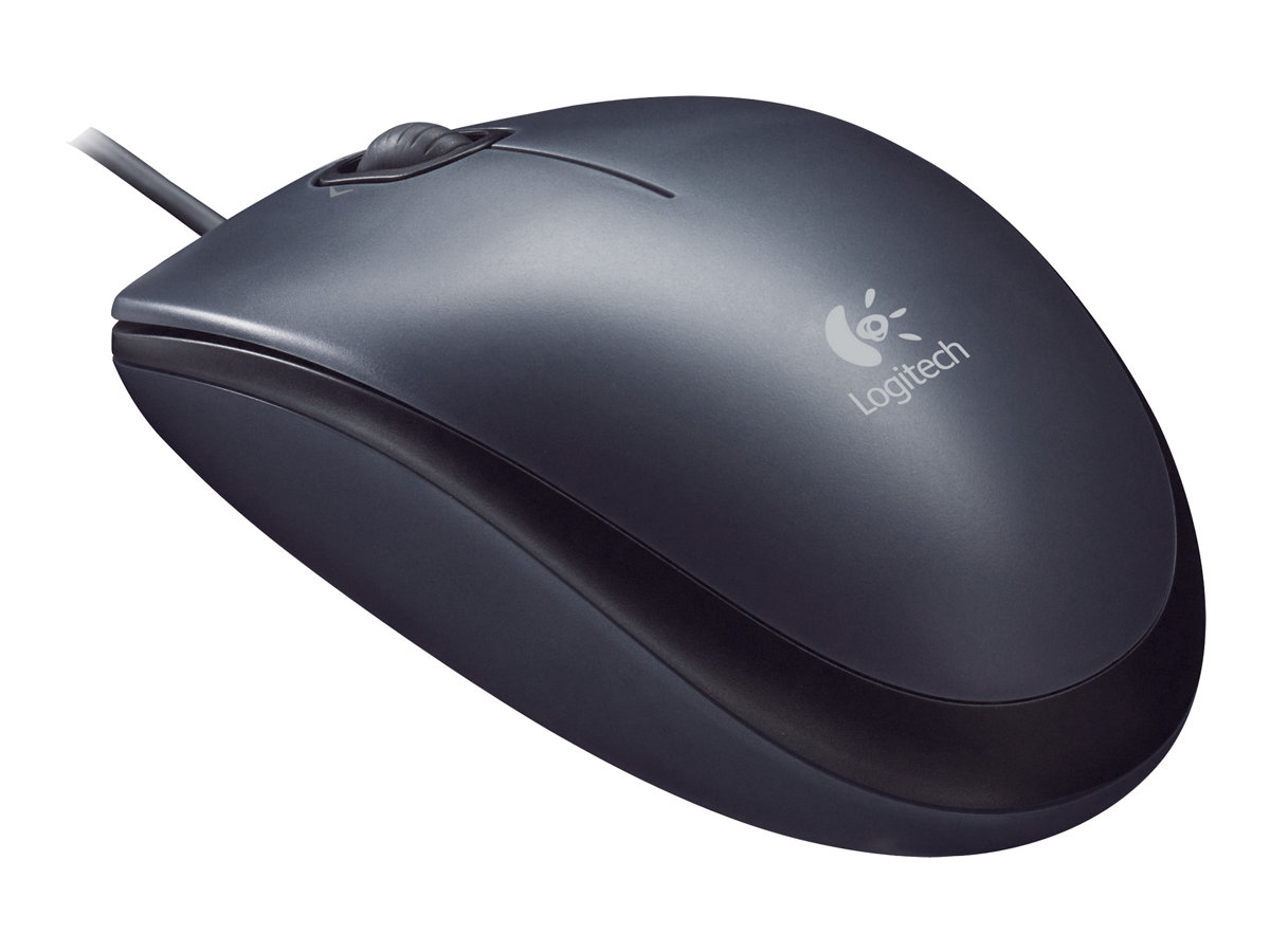 Logitech M90 Maus Grau