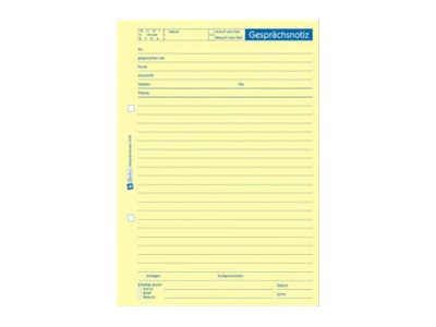 AVERY Zweckform Gespraechsnotiz Formularbuch 1018 AVERY Zweckform Gespraechsnotiz Formularbuch 1018
