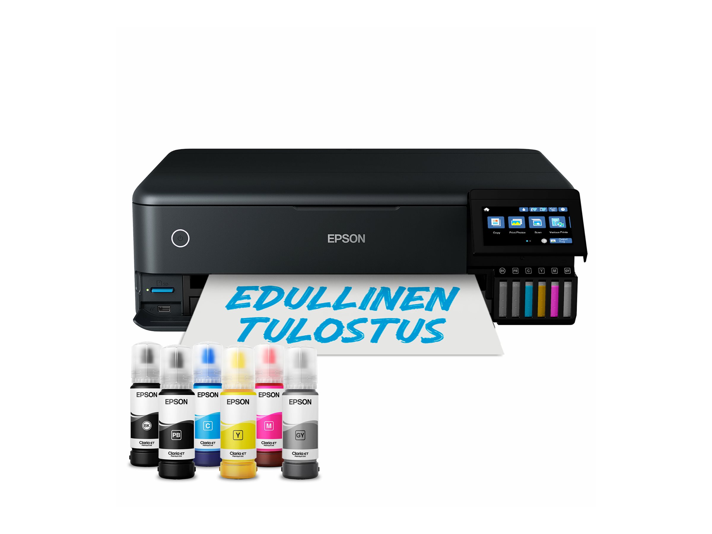 EPSON EcoTank ET-8550 3 in 1 Tintenstrahl-Multifunktionsdrucker schwarz