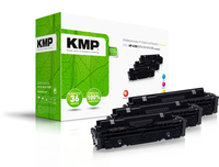 KMP H-T242XCMY cyan, magenta, gelb Toner kompatibel zu HP 410X (CF252XM), 3er-Set KMP H-T242XCMY cyan, magenta, gelb Toner kompatibel zu HP 410X (CF252XM), 3er-Set