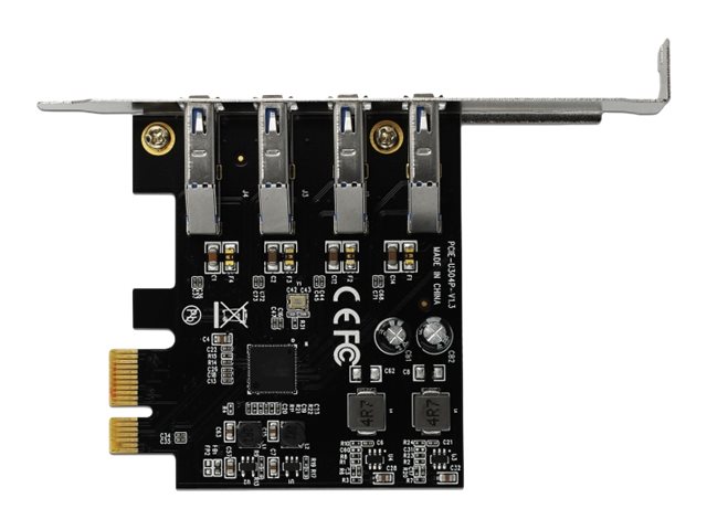 Delock USB 30 PCI Express Karte mit 4 x externen TypA Buchsen