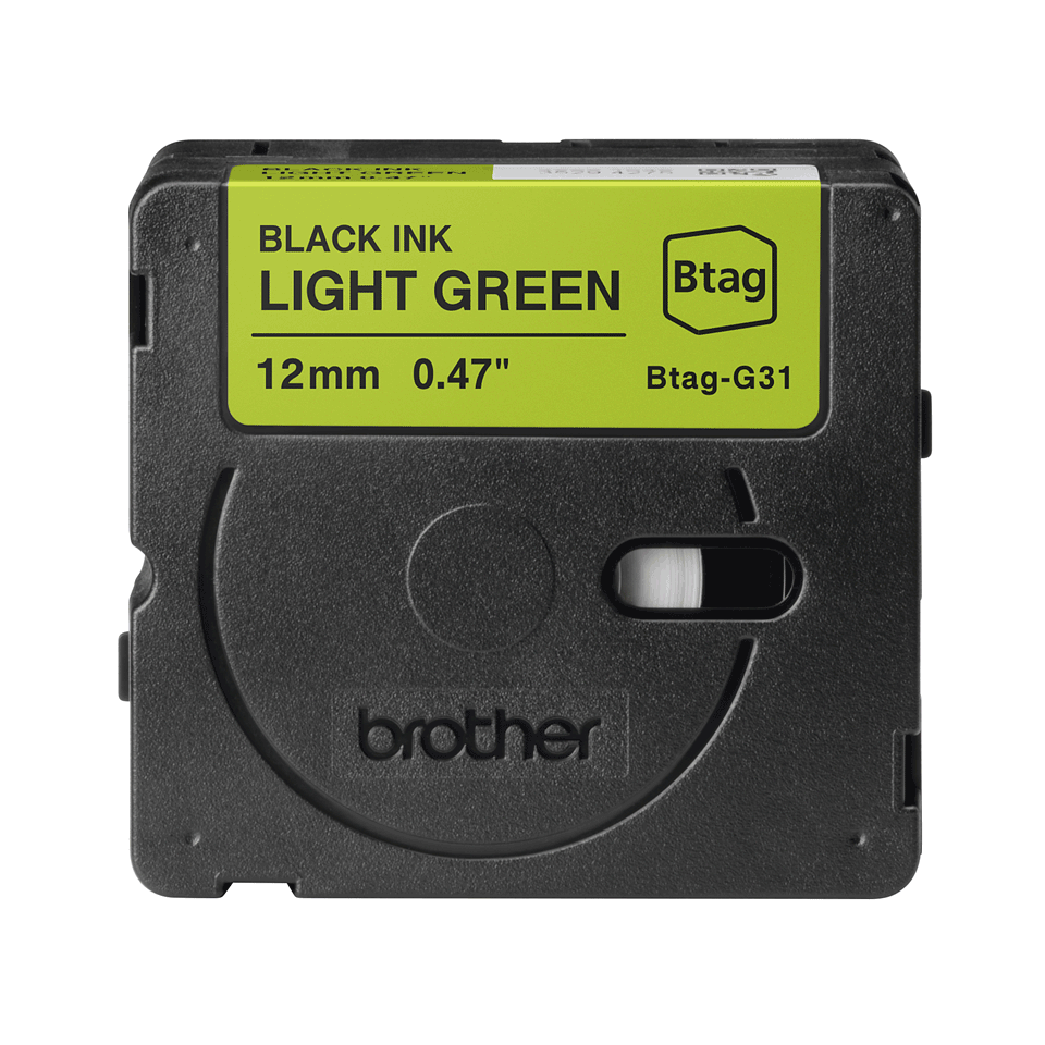 Brother BTAG-G31 Schwarz auf hellgrün