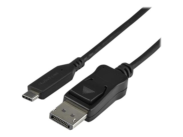 StarTech.com 1 m - USB-C auf DisplayPort-Adapterkabel - 8K 30 Hz - HBR3 - USB-C-Adapter - Thunderbolt 3-kompatibel - CDP2DP141MB - externer Videoadapter - Schwarz