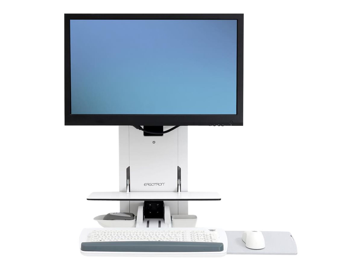 ERGOTRON StyleView Sitz-Steh- Vertical Lift fuer Behandlungszimmer weiss fuer Monitor Tastatur Maus + Scanner LCD 61cm 24Zoll ERGOTRON StyleView Sitz-Steh- Vertical Lift fuer Behandlungszimmer weiss fuer Monitor Tastatur Maus + Scanner LCD 61cm 24Zoll