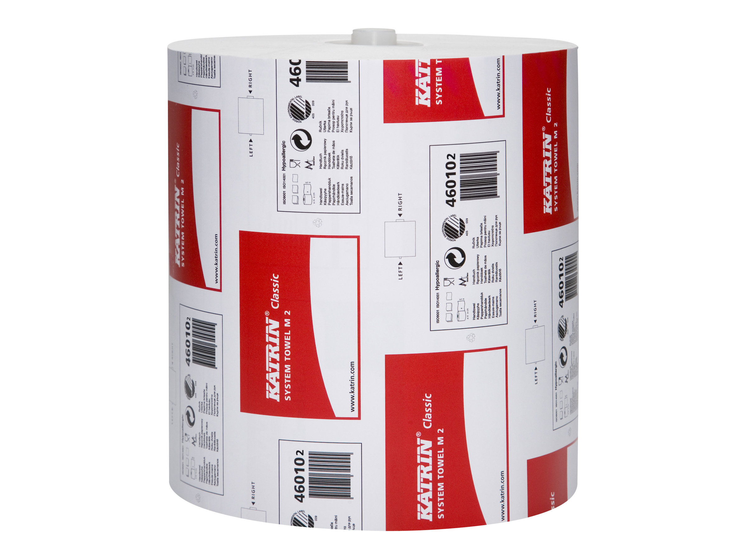 6 KATRIN Handtuchrollen System M2 2-lagig hochweiss 6 KATRIN Handtuchrollen System M2 2-lagig hochweiss