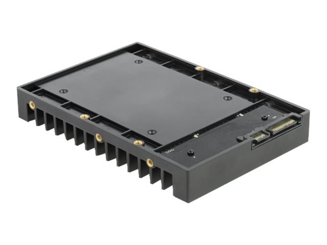 Delock 3.5" Einbaurahmen fuer 2.5" SATA Laufwerk schwarz Delock 3.5" Einbaurahmen fuer 2.5" SATA Laufwerk schwarz