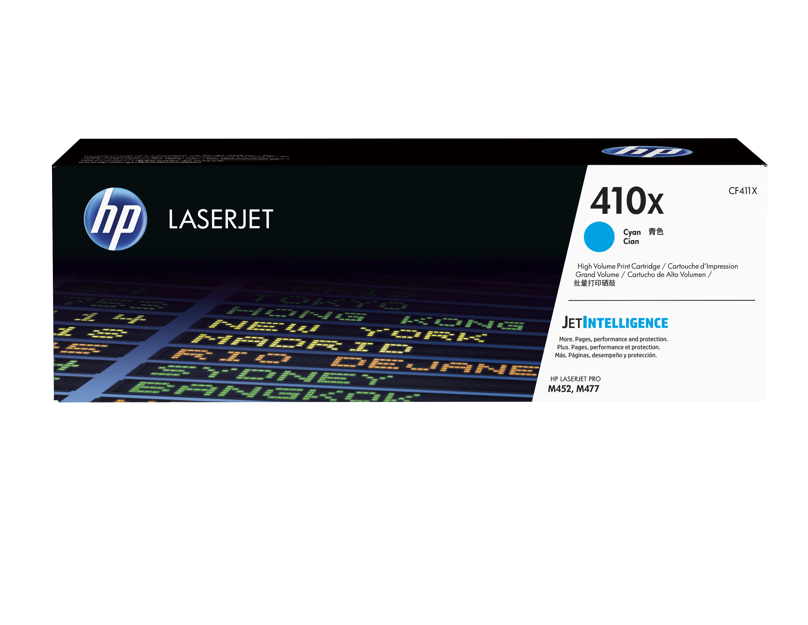 HP 410X CF411X cyan Tonerkartusche