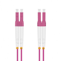 Helos LWL Patchkabel OM4 LC Duplex 15 m