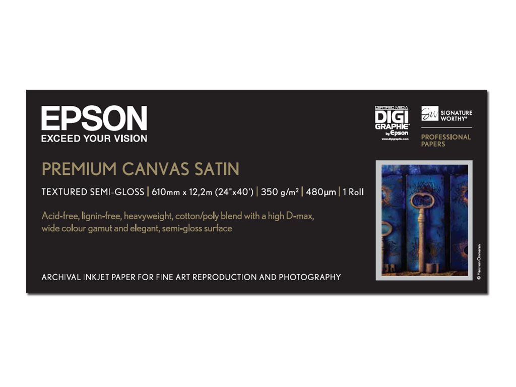 EPSON Premium Canvas Satin 6096cm 24, 122m, 350gm