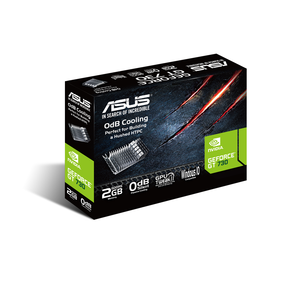 GT730 2GB ASUS LP passiv GDDR5 GT730SL2GD5BRK
