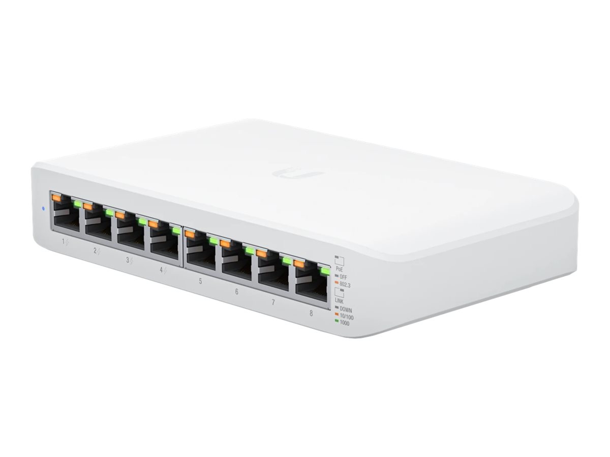 Ubiquiti UniFi Switch Lite USW-Lite-8-POE - Switch - managed - 8 x 10/100/1000 ( Ubiquiti UniFi Switch Lite USW-Lite-8-POE - Switch - managed - 8 x 10/100/1000 (