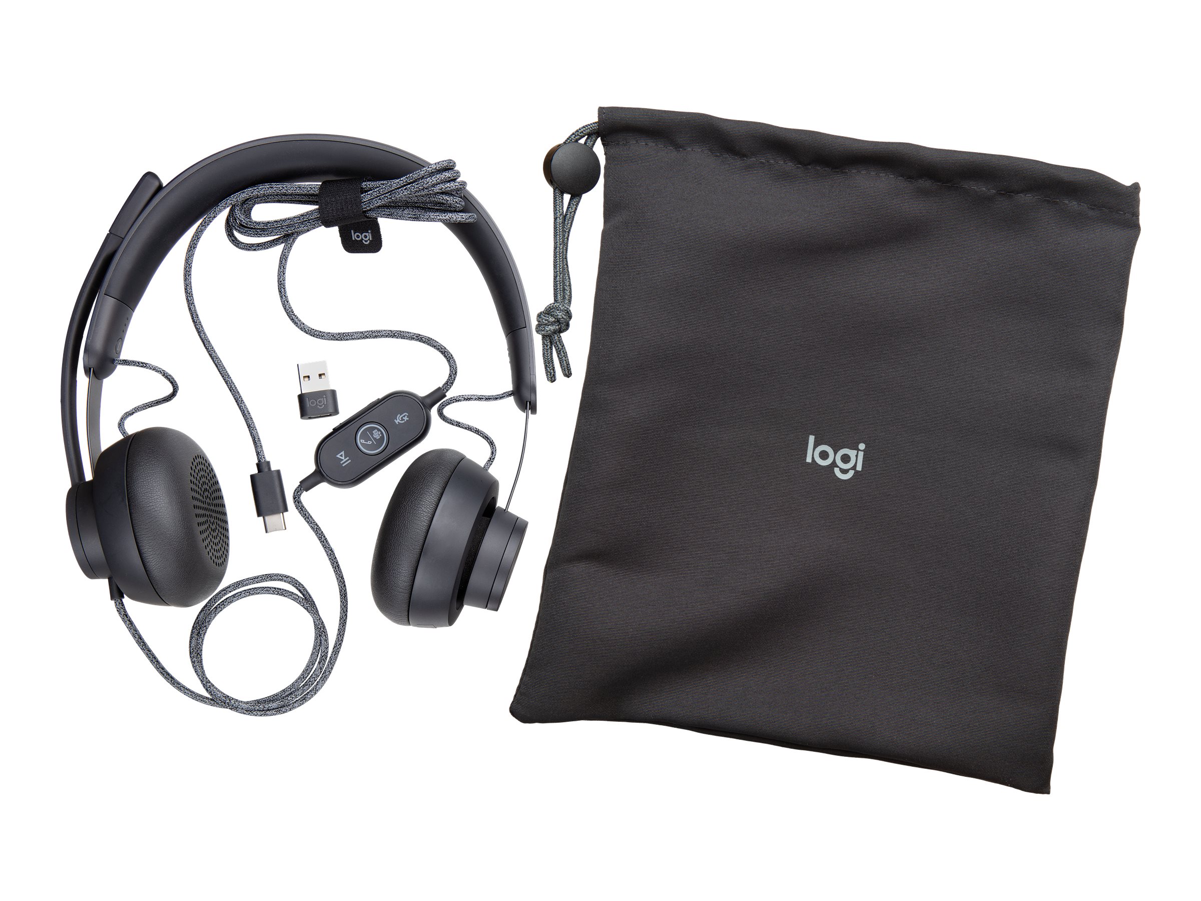 Logitech Zone Wired MS Teams On-Ear Graphite