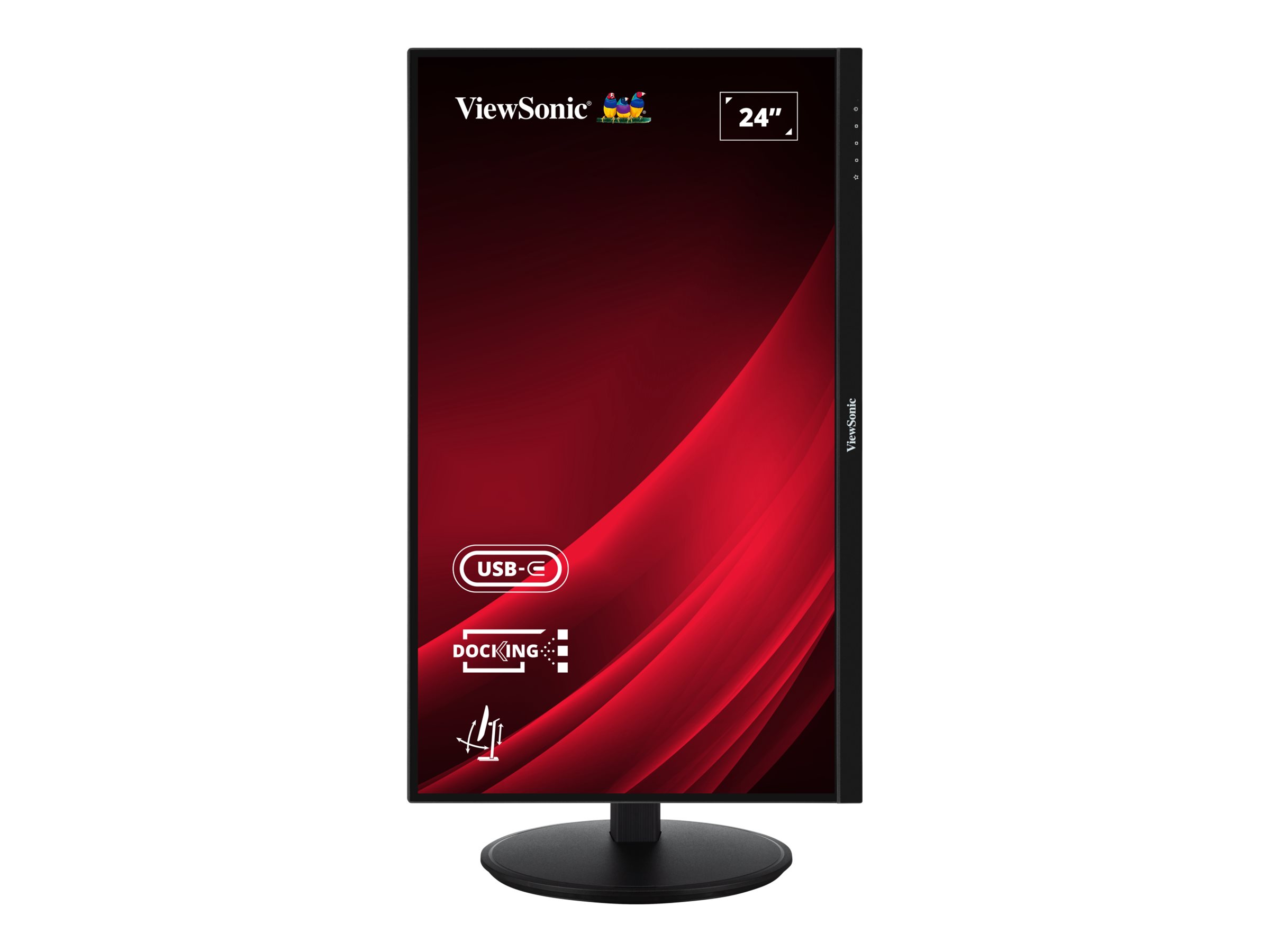 VIEWSONIC VG2409U-2 60,96cm 24Zoll FHD LED 100Hz 300cd/m2 5ms HDMI DP USB-C 65W DaisyChain 2x2.5W speakers