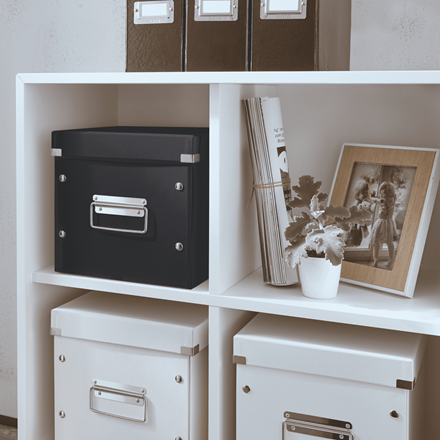 LEITZ Click Store Aufbewahrungsbox 10,0 l schwarz 26,0 x 26,0 x 24,0 cm, 1 St