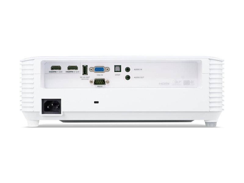 3840x2160 Acer Beamer X1827 DLP 4000Lumen 169 HDMI VGA Composite Video In USB Speaker UHD White
