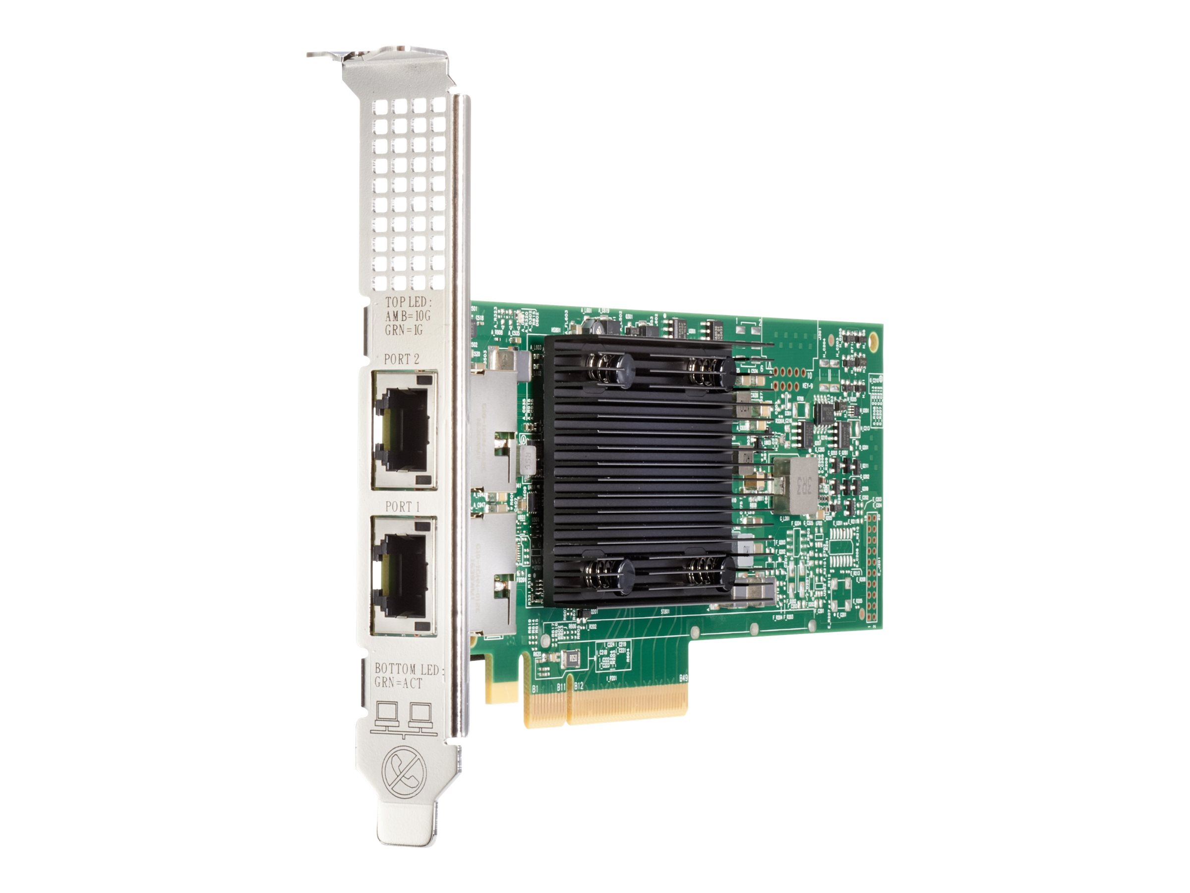 HPE Ethernet Adapter 10Gb 2-port BASE-T Broadcom BCM57416 HPE Ethernet Adapter 10Gb 2-port BASE-T Broadcom BCM57416
