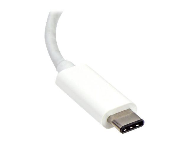 STARTECHCOM USBC auf VGA Adapter USB TypC zu VGA Video Konverter Weiss
