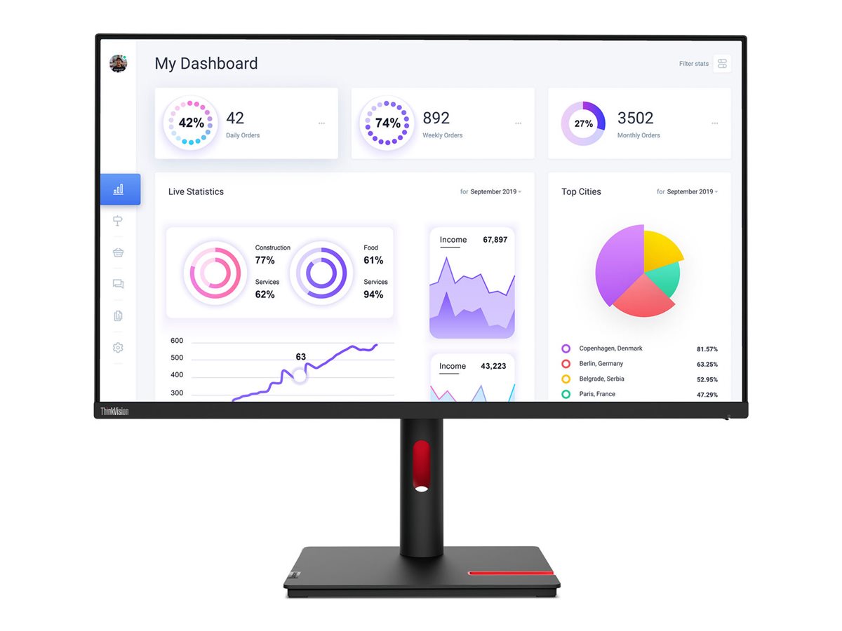 LENOVO ThinkVision T32p-30 80,01cm 31,5Zoll IPS 3840x2160 16:9 350cd/m2 4ms HDMI DP USB Type-C TopSeller