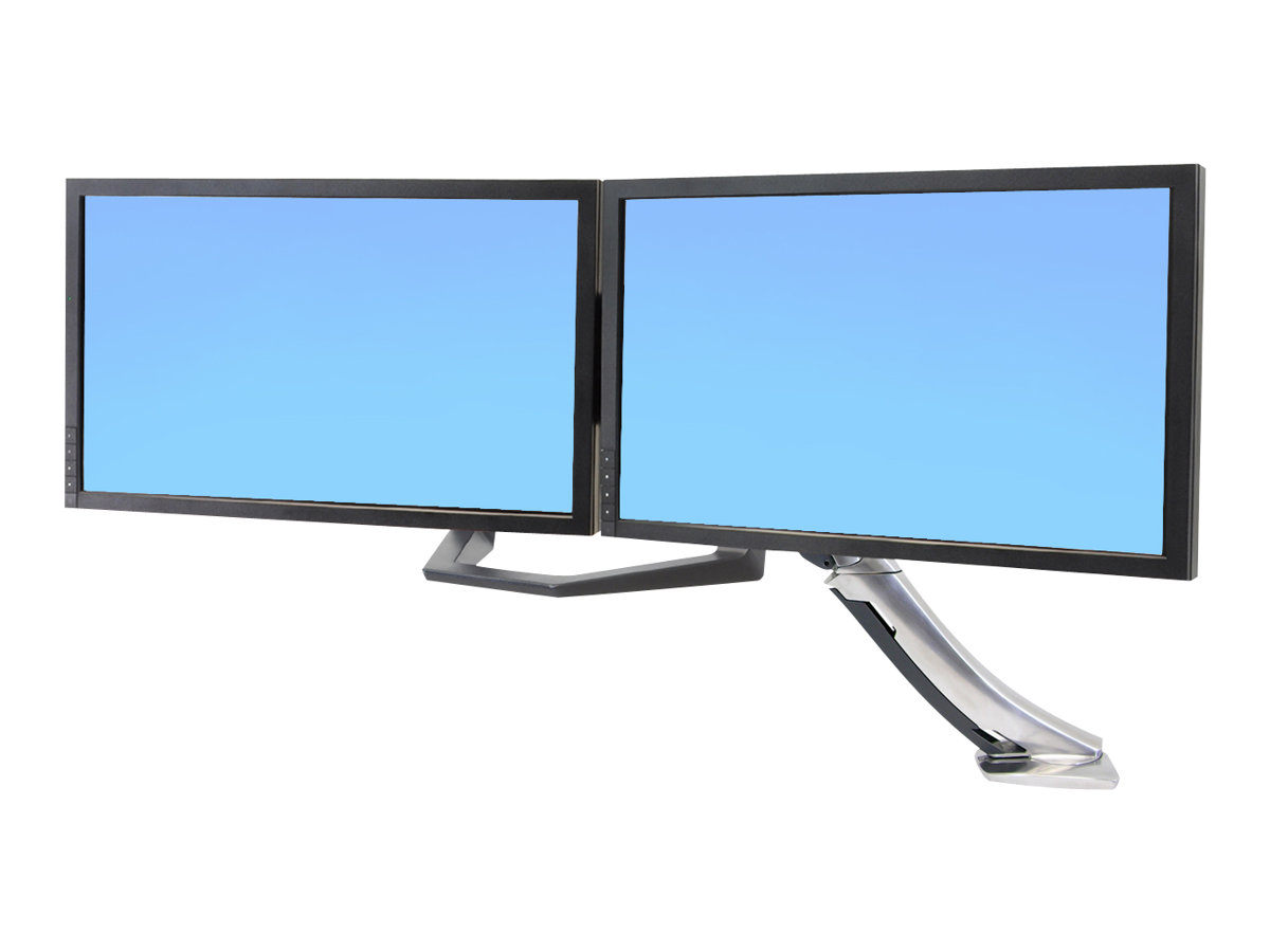 ERGOTRON Dualmonitor und Griff-Kit 23,2-66cm 17-26Zoll max.16kg VESA 75x75 100x100mm