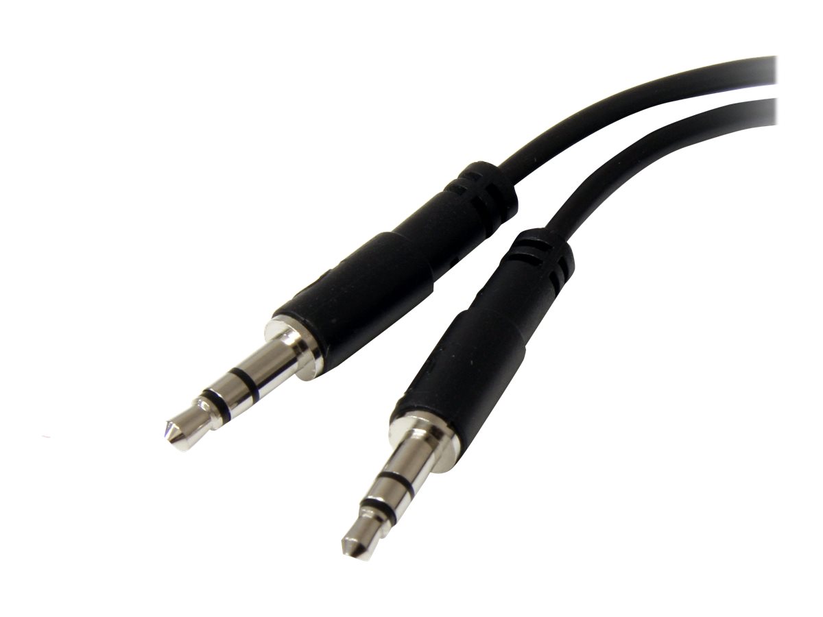 StarTech.com 3,5mm Audio Klinke Y Kabel - Headset Splitter - Adapter - 1 x 3,5mm 4 Position Buchse 2 x 3,5mm 3 Position Stecker - Schwarz - Headset-Splitter