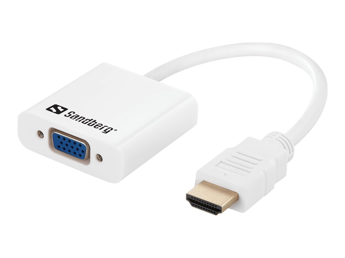 SANDBERG HDMI TO VGA+AUDIO CONVERTER SANDBERG HDMI TO VGA+AUDIO CONVERTER
