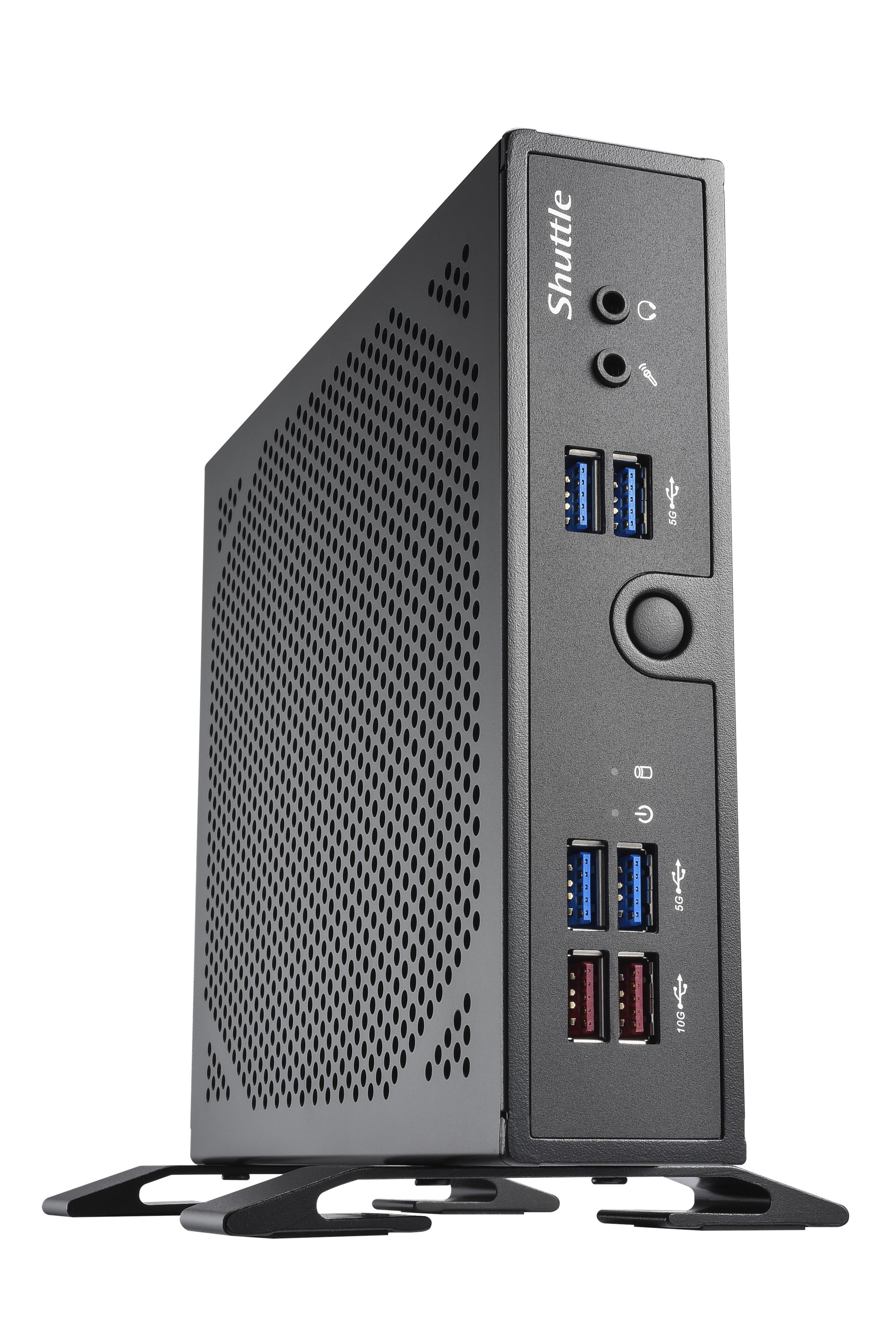 Barebone XPC slim DS50U Intel Celeron 7305 2xSODIMM DDR5 2xM2 1xSATA 1xHDMI 1xDP 1xVGA Black