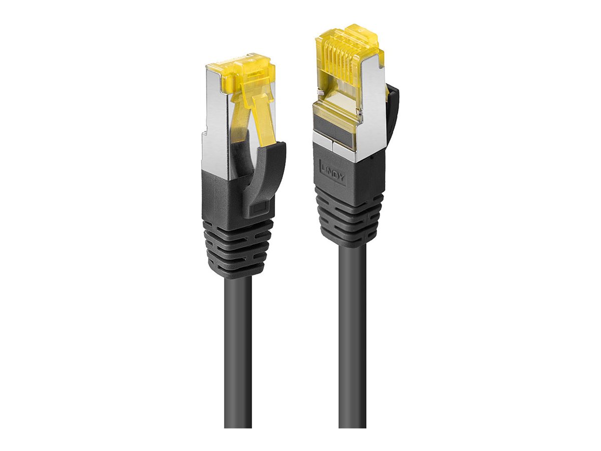 LINDY Patchkabel mit Cat.7 Rohkabel S/FTP PIMF LSOH schwarz 0,3m LINDY Patchkabel mit Cat.7 Rohkabel S/FTP PIMF LSOH schwarz 0,3m