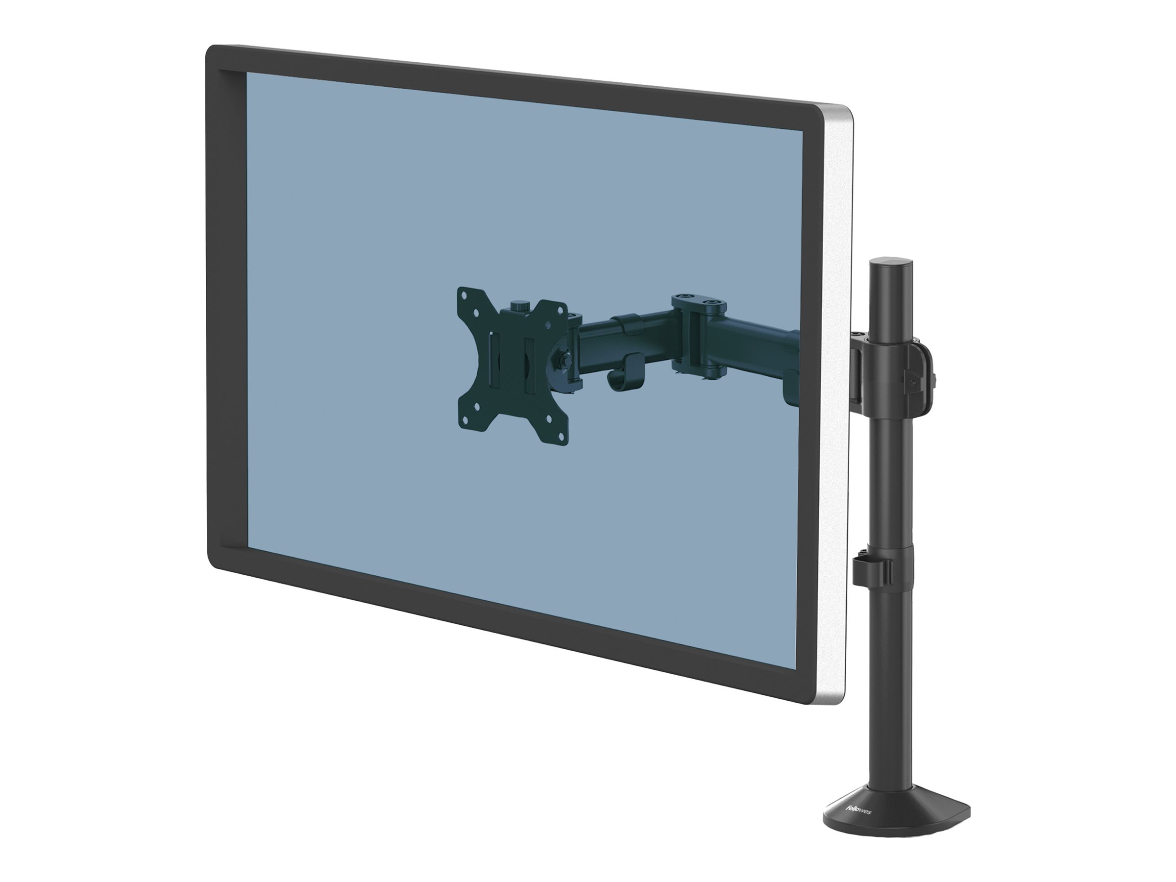 Fellowes Monitor-Halterung Reflex 8502501 schwarz fÃ¼r 1 Monitor, Tischklemme, Tischbohrung