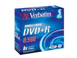 5 verbatim DVD+R 8,5 GB Double Layer