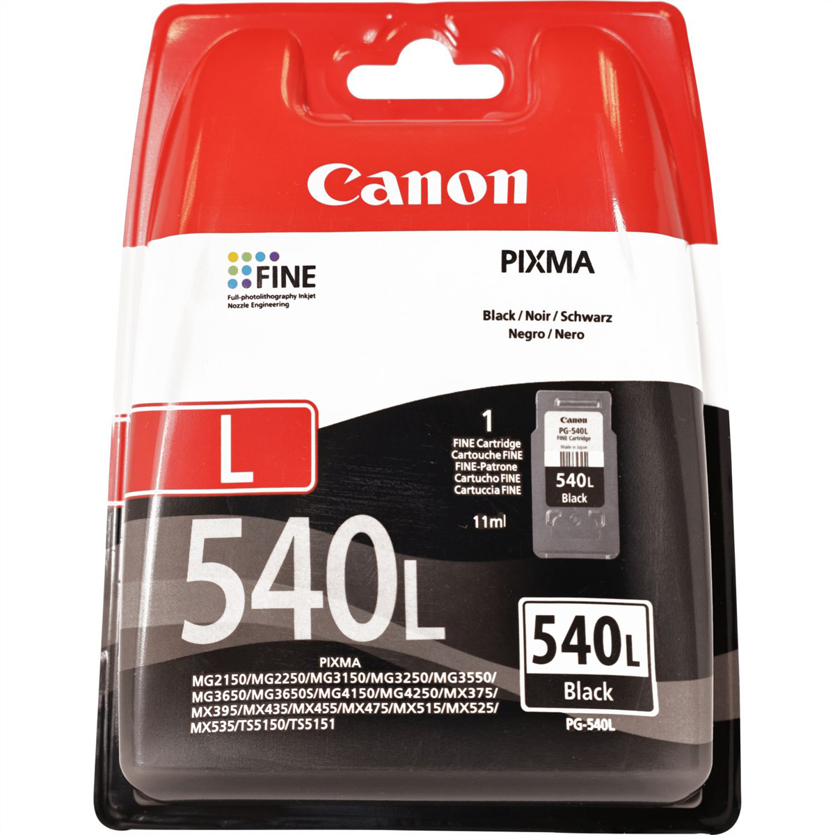 5224B001 CANON PG540L Tinte black 300